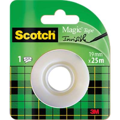 Ruban adhésif Magic invisible, Scotch (25 m x 19 mm)