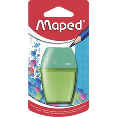 Taille-crayon à réservoir Shaker coloris assortis, Maped (1 trou)