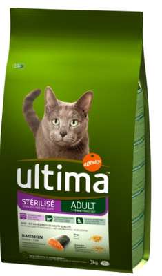 Croquettes pour chat stérilisé au poulet Ultima, (1,5 kg)