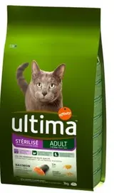 Croquettes pour chat stérilisé au poulet Ultima, (1,5 kg)