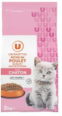 Croquettes chaton poulet, U (2 kg)