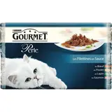 Filettines en sauce, Gourmet Perle Purina (4 x 85 g)