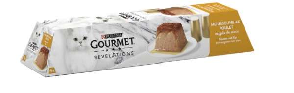 Gourmet révélations au poulet, Purina (4 x 57 g)