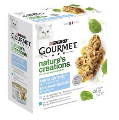 Nature's création mer sachet Gourmet pour chat, Purina  (8 x 85 g)