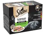 Barquettes pour chat classiques en terrine, Sheba (12 x 85 g)