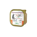 Terrine de saumon et légumes en barquette pour chat BIO, Felichef (100 g)