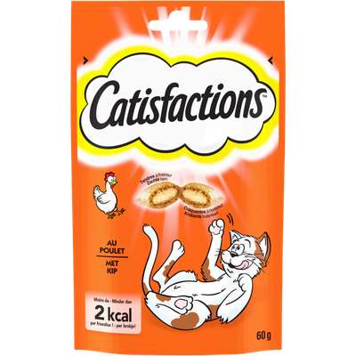 Friandises pour chat au poulet, Catisfactions (60 g)