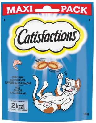 Friandises pour chat et chaton MAXI au saumons, Catisfactions (180 g)