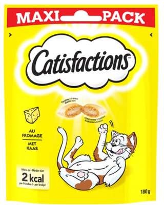 Friandises pour chat et chaton MAXI au fromage, Catisfaction (180 g)
