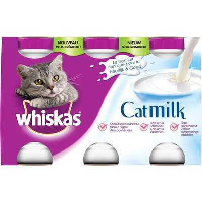 Lait pour chat, Whiskas (3 x 200 ml)