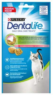 Friandises pour chat au saumon, Dentalife (40 g)