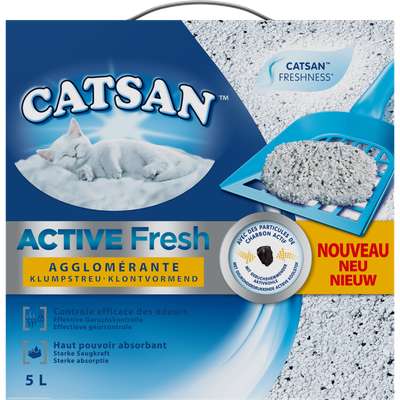 Litière pour chat Active Fresh, Catsan (5 L)