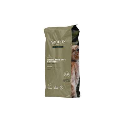Litière à l'argile verte ultra absorbante, Argiletz (3 L)