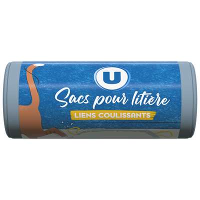 Sachets pour litière avec liens, U (x 8)