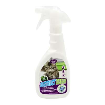 Spray Destruct'Odeur pour litière, Aimé (500 ml)