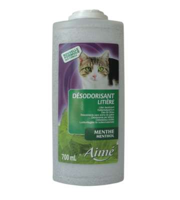 Désodorisant litière Menthe, Aimé (700 ml)