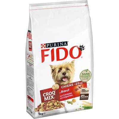 Croquettes Croq Mix pour chien -25kg Fido, Purina (1 kg)