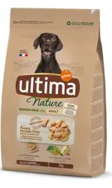 Croquettes pour chiens médium-maxi au poulet, Ultima Nature (3 kg)