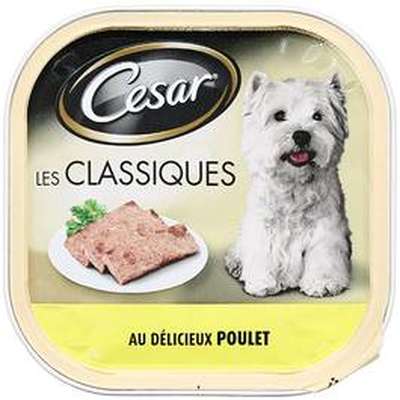 Terrine au poulet pour chien, Cesar (300 g)
