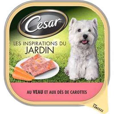 Terrine au veau pour chien, Cesar (300 g)