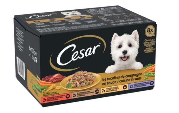 Barquettes pour Les Recettes de Campagne en sauce, Cesar  (8 x 150 g)