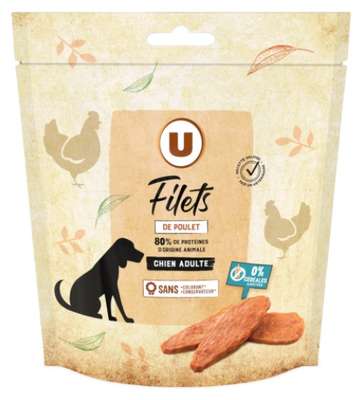 Filet de poulet pour chien, U (60 g)