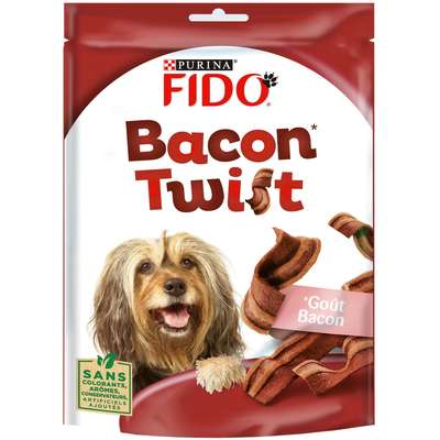 Friandises pour chien au bacon twist, Fido (120 g)