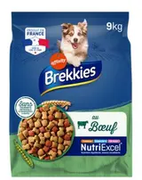 Croquettes chien adulte boeuf, Brekkies (9 kg)