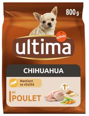 Croquettes pour chien chihuahua, Ultima (800 g)