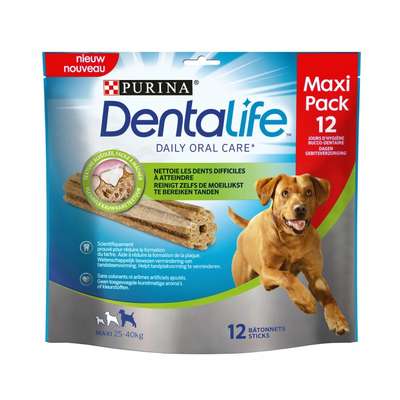 Récompense pour chien maxi 25-40 kg - X12, Dentalife (426 g)