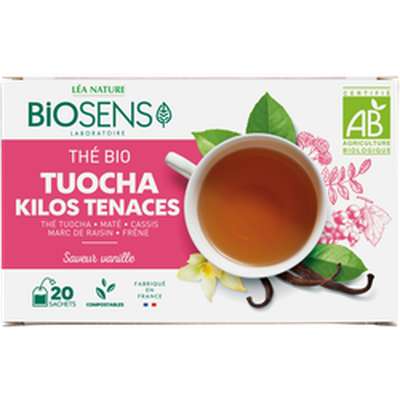 Thé Tuocha kilos tenaces BIO, Biosens (x 20, 30 g)