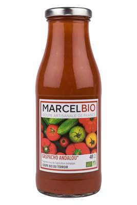 Soupe froide Gaspacho Andalou BIO, Marcel BIO (48 cl)
