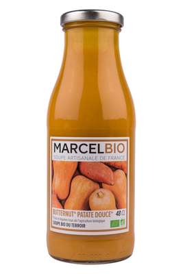 Soupe de Butternut et Patate Douce BIO, Marcel BIO (48 cl)