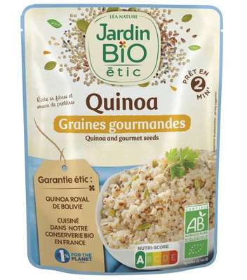 Quinoa graines gourmandes BIO, Jardin Bio (220 g)