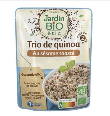 Trio de quinoa au sésame toasté BIO, Jardin Bio étic (220 g)