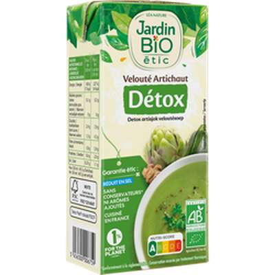 Soupe à l'artichaut Detox BIO, Jardin BIO (33 cl)