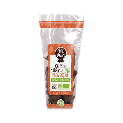 Chips de sarrasin provençale BIO, Père Denis (100 g)
