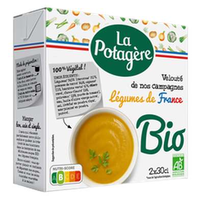Velouté de légumes de nos campagnes bio, La Potagère (2 x 30 cl)