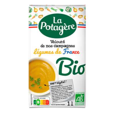 Velouté de légumes de nos campagnes bio, La Potagère (1L)