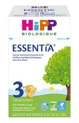 Lait bio Essential de 10 mois à 3 ans, Hipp (600 g)
