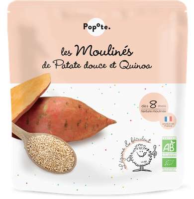 Les Moulinés de Patates douces et Quinoa - dès 8 mois, Popote (180 g)