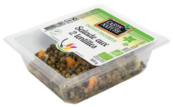 Salade aux 2 lentilles BIO, Carte Nature (160 g)