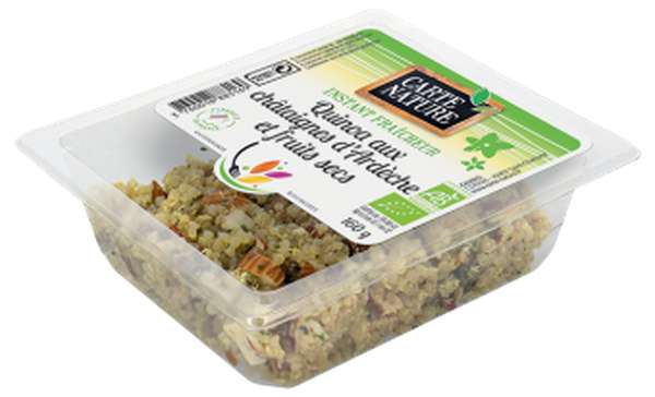 Quinoa aux châtaignes et fruits secs BIO, Carte Nature (160 g)