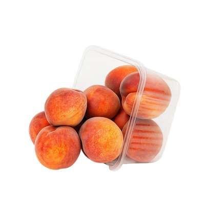 Barquette de pêches jaunes "à mûrir" BIO (500 g), Espagne