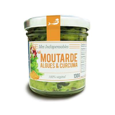 Moutarde aux algues et curcuma BIO, Marinoe (130 g)