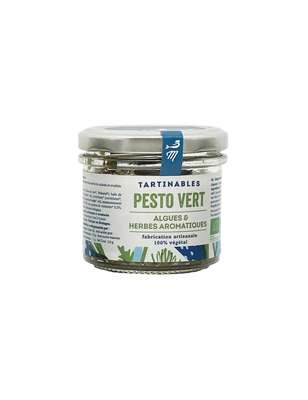 Tartare d'algues façon pesto vert (haricot mer, laitue de mer, wakamé ...) BIO, Marinoe (90 g)