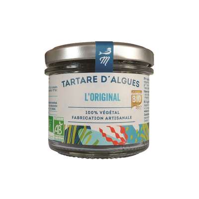 Tartare d'algues l'Original (dulse, laitue mer, haricot mer ...) BIO, Marinoe (90 g)