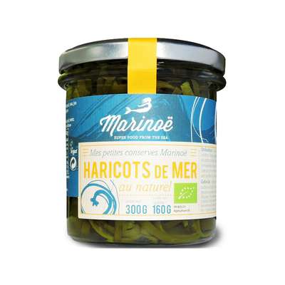 Haricots de mer au naturel BIO, Marinoe (160 g)
