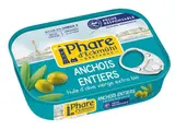 Anchois entiers à l'huile d'olive vierge extra BIO, Phare d'Eckmuhl (115 g)