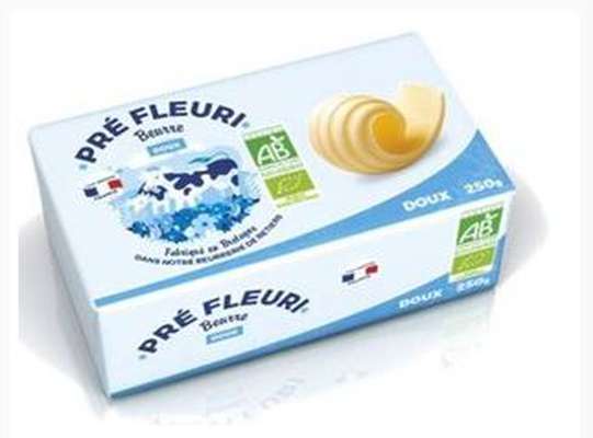 Beurre doux BIO, Pré Fleuri (250 g)